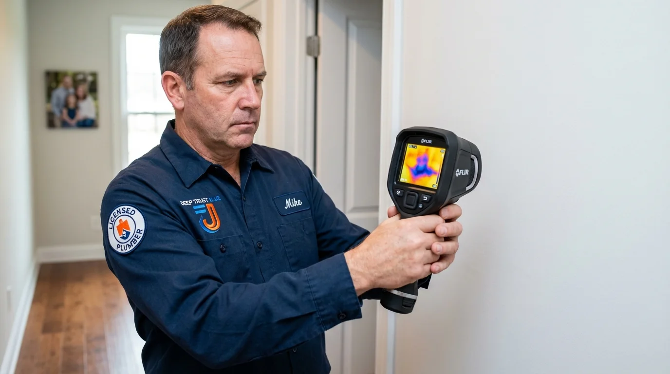 Thermal imaging leak detection by Johns Plumbing LLC in Queens